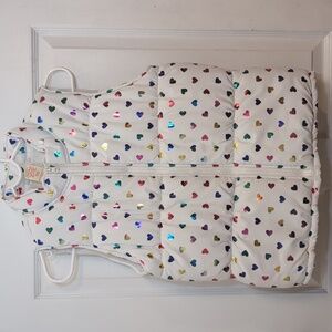 Faded Glory Kids Vest with Multicolored Hearts